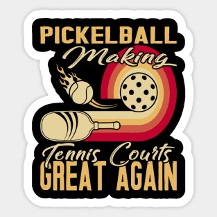 PicklebalL-Making-Tennis Sticker